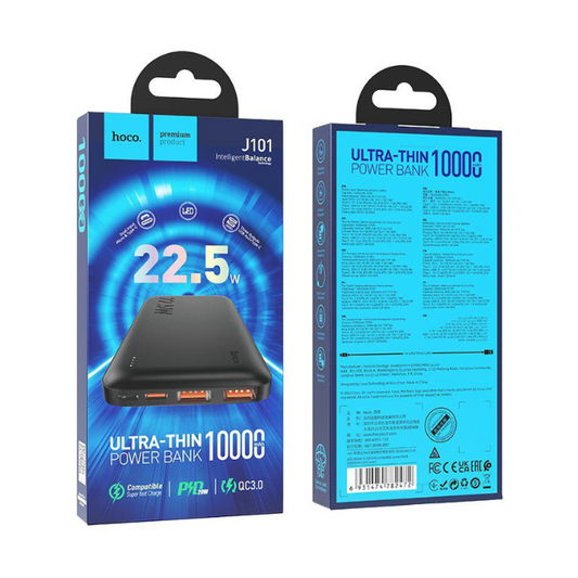 Cargador Portátil HOCO J101 10.000Mah (Carga Rápida)