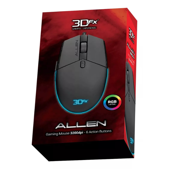 MOUSE GAMER 3DFX ALLEN 3200DPI