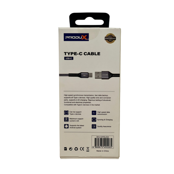 Cable de Carga “ProduX” USB – TIPO C
