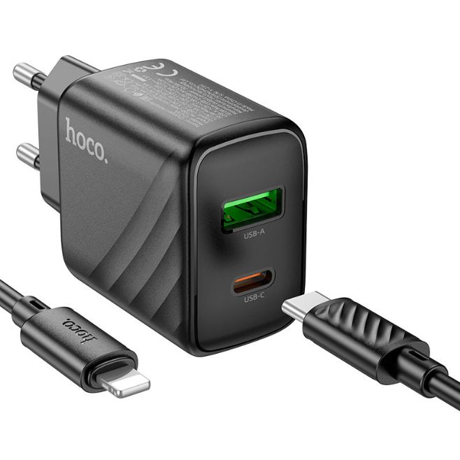 Cargador HOCO CS23A 30W (SET COMPLETO) (IPHONE)