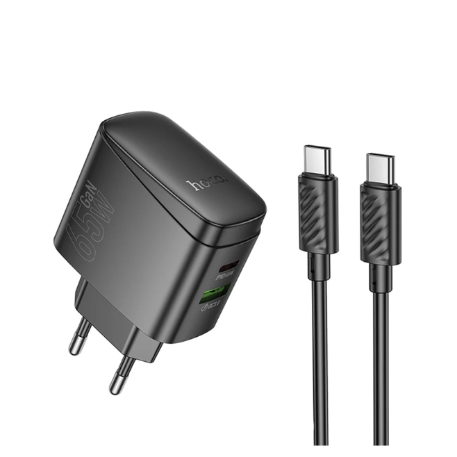 Cargador Hoco CS63A 65W TIPO C (SET COMPLETO)