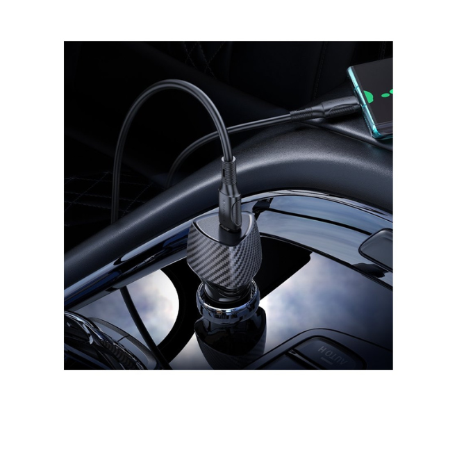Cargador de Auto BOROFONE BZ31B (30W ⚡)