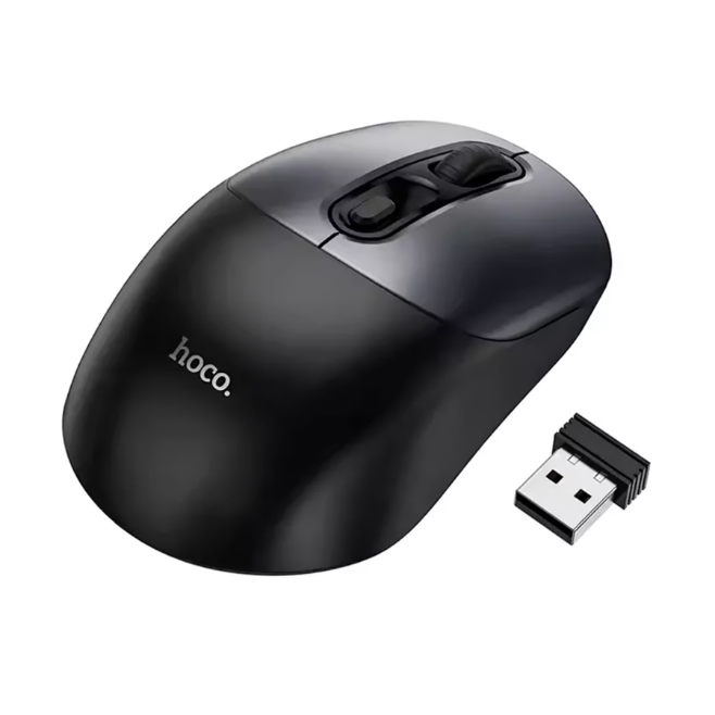 Mouse Inalámbrico HOCO GM28 (NEGRO Y BLANCO)