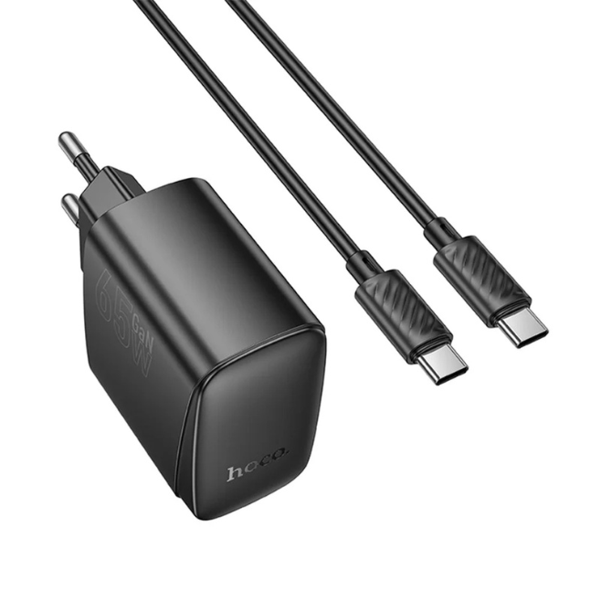 Cargador Hoco CS63A 65W TIPO C (SET COMPLETO)