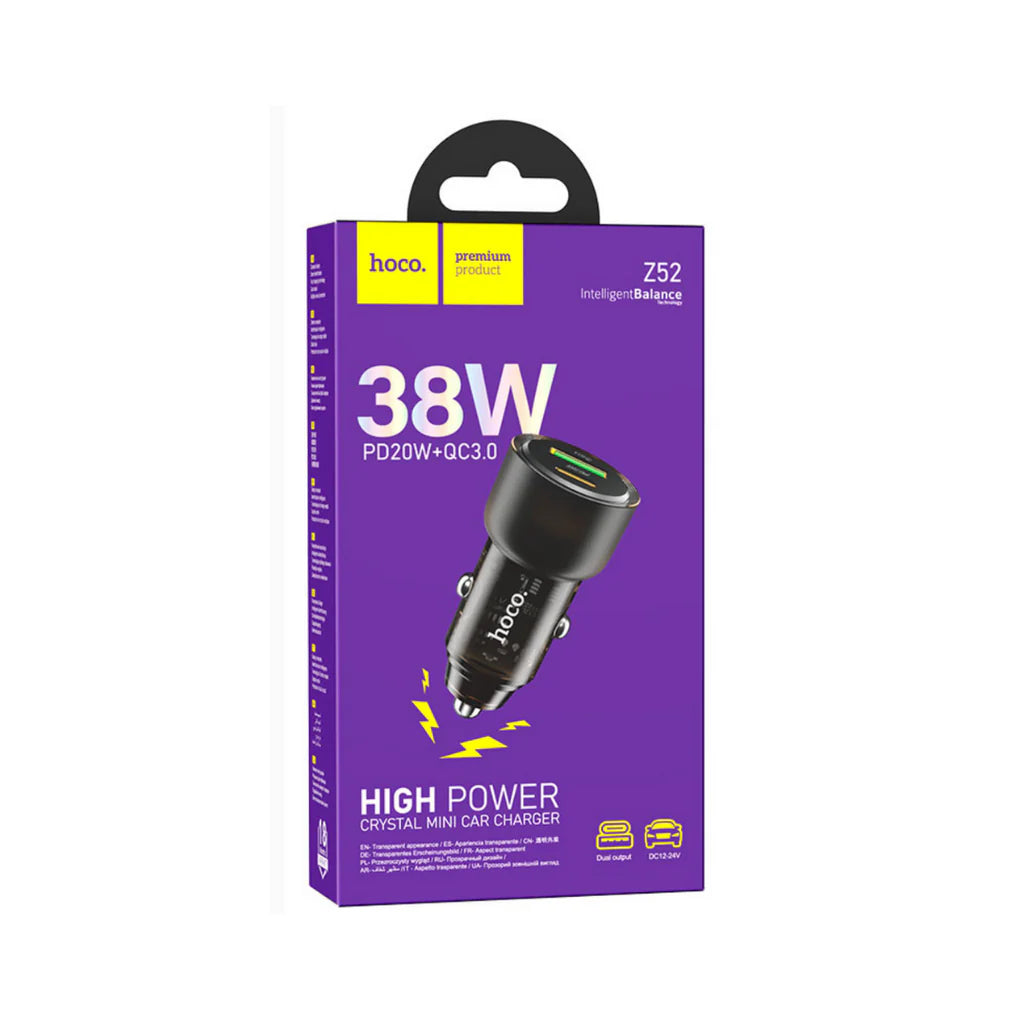 Cargador de Auto HOCO Z52 38W