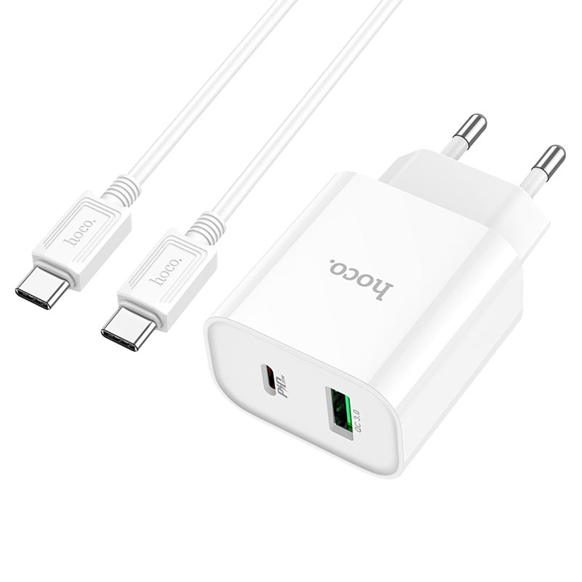 Cargador HOCO C80A PLUS 20W TIPO – C (SET COMPLETO)