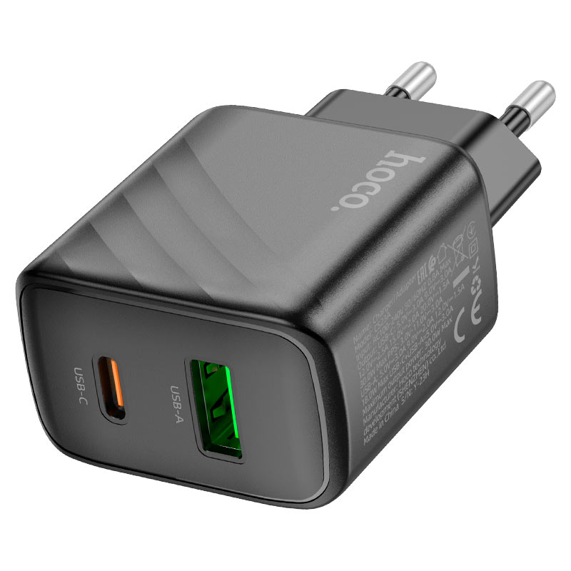 Cargador HOCO CS23A Sunlight de 30W⚡ (Doble Puerto- SIN CABLE)