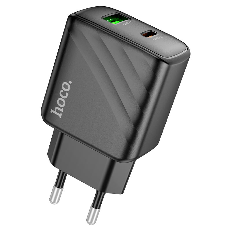 Cargador HOCO CS23A Sunlight de 30W⚡ (Doble Puerto- SIN CABLE)