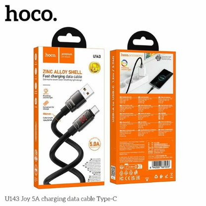 Cable de Carga Super Rapida USB - TIPO C (5Amp⚡) HOCO U143