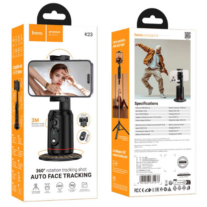 Soporte Inteligente Hoco K23 - Detección y Seguimiento de Rostro 360°